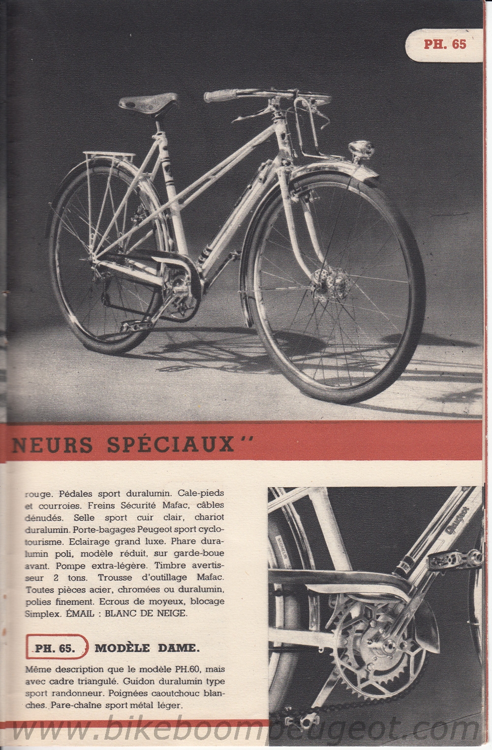 Peugeot 1950 France Brochure